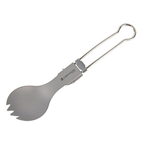 Outdoor Camping Tableware Pure Titanium Fork Spoon Light Spoon Dinner Fork Spoon