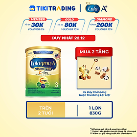 Sữa bột Enfagrow A+ NeuroPro 3 C-Sec 800g cho trẻ từ 2-6 tuổi