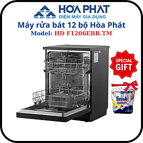 Mua Máy rửa bát 12 bộ Hòa Phát HD F1206EBB.TM - Bảo hành 36 tháng - Hàng chính hãng