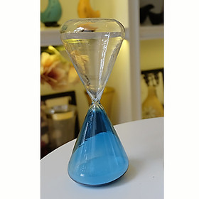 Đồng hồ cát 2 màu xanh trắng_size nhỏ