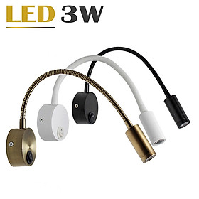 Hình ảnh Đèn đọc sách đầu giường Led 3W, Loại gắn tường đầu giường, Ánh sáng chiếu rọi điểm, DW192