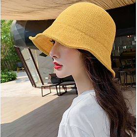 Mũ bucket vành nhỏ phong cách Hàn, nón chống nắng thời trang mới