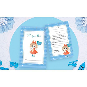 Mua Thiệp Mời Dự Tiệc Sinh Nhật  Tân Gia (10 cái/ bịch)