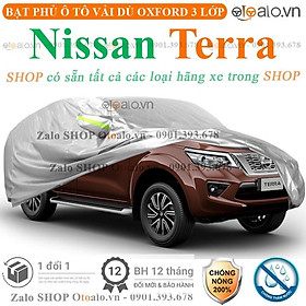 Bạt che phủ xe ô tô Nissan Terra 3 lớp cao cấp