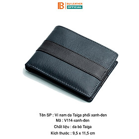 Combo ví thắt lưng nam CB103 Bụi Leather – da bò thật 100%, bảo hành 12 tháng