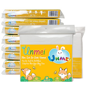 Combo 10 Bịch Miếng Lót Sơ Sinh Unmei NewBorn 30 miếng Bịch