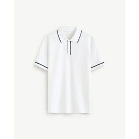Áo polo tay ngắn nam phối cổ Form Fitted - RT 10S25POL006 | ROUTINE CÀ MAU