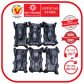 Bao da đựng điện thoại Huy Hoàng đầu cá sấu màu đen HT9264