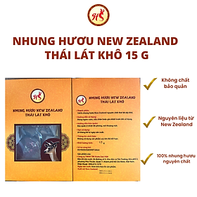 Nhung Hươu Newzealand thái lát khô 15 gram 