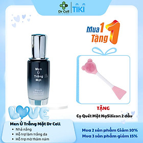 Men Ủ Trắng Mặt DR CELL 50g nhả nắng làm trắng da hỗ trợ mờ thâm nám - Hàng Chính Hãng