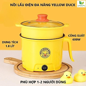 nồi lẩu điện - Yellow duck 1,8l