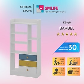 Mua Kệ đỡ sách bằng gỗ công nghiệp nhỏ gọn SMLIFE Barbel