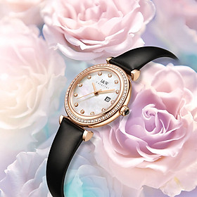 Đồng hồ nữ chính hãng IW Carnival 556L-D1 Kính sapphire,chống xước,Chống nước 30m,bảo hành dài hạn ,thay pin miễn phí,Máy điện tử(pin),dây da