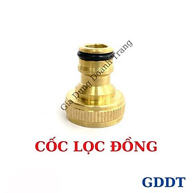 Mua Cút lọc nước máy rửa xe  Đầu lọc nước đầu vào máy xịt rửa xe (Cốc đồng)