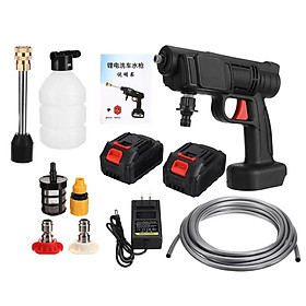Mua Máy Rửa Xe Dùng Pin Mini Chân Pin Phổ Thông Máy Rửa Xe Tăng Áp Công Suất 1500W Nhỏ Gọn Tiện Lợi