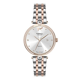 ĐỒNG HỒ TOPHILL TE063L.M7657 Đồng hồ nữ Thụy Sĩ, kính sapphire, vỏ thép 316L