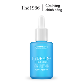 Serum Dermedic Hydrain3 cấp nước, cấp ẩm cho da khô Hydrain3 Hialuro Hydrating Serum For Face, Neck And Decolltage 30 ml