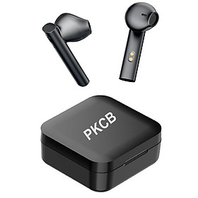 Mua Tai Nghe Bluetooth Nhét Tai Không Dây Hộp Vuông New 2021 Vân Tay Cảm Ứng PKCB - Hàng Chính Hãng