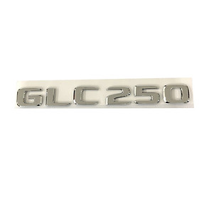 Decal tem chữ GLC250 dán đuôi xe ô tô