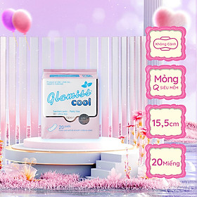 Băng vệ sinh hàng ngày thảo dược Glamiss Cool 16cm 1 gói