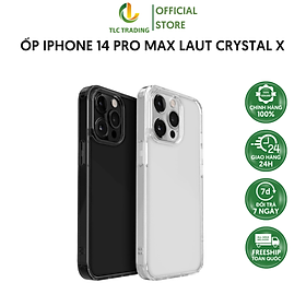 Ốp LAUT Crystal X dành cho iPhone 14/ 14 Plus/ 14 Pro/ 14 Pro Max - Hàng chính hãng