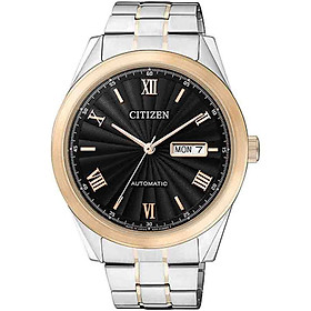 Đồng Hồ Nam Citizen Dây Thép Không Gỉ NH7514-59E - Mặt Đen (Sapphire)