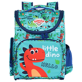 Balo Học Sinh Thời Trang SAKOS SMARTY - Họa Tiết Dễ Thương, Siêu Nhẹ, Bảo Vệ Đôi Vai Và Cột Sống Của Trẻ