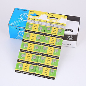 Mua set 10 Pin cúc áo pin điện tử đồng hồ LR44 AG13 LR41 AG3 CR2032 loại tốt hàng chuẩn pin bền