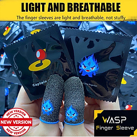 Mua Găng tay chơi game Sợi ion Bạc Ghost Fire cảm ứng bao ngón tay chống mồ hôi  chống trượt - Bộ 2 ngón