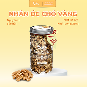 Nhân Óc Chó Vàng Oaky 350g (Size Lớn) – Hạt Nhập Khẩu Mỹ, Giàu Omega-3, Tốt Cho Tim Mạch