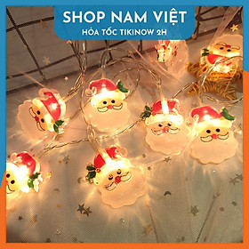 Dây Đèn Led Fairy Light Trang Trí Giáng Sinh Biểu Tượng Cây Thông, Người Tuyết, Ông Già Noel - Chính Hãng NAVIVU