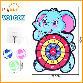 Bộ bảng phóng ném phi bóng dính đồ chơi giáo dục sáng tạo cho trẻ mầm non MySun.