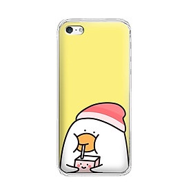 Ốp lưng dẻo cho điện thoại Iphone 5/5S - 01010 7900 DUCK03 - Hàng Chính Hãng