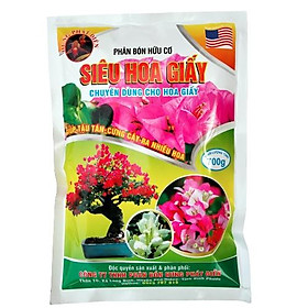 Phân Bón Hữu Cơ SIÊU HOA GIẤY Phân Bón Chuyên Dùng Cho Hoa Giấy Gói 700gram