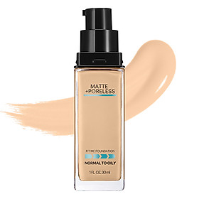 Kem Nền Mịn Nhẹ Kiềm Dầu Fit Me Maybelline New York Matte Poreless Foundation 30ml