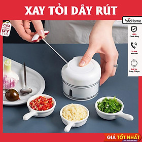 Mua Máy Xay Tỏi Ớt Cầm Tay Mini - Dụng Cụ Xay Tỏi  Ớt Dây Rút Tiện Lợi