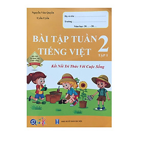 [Download Sách] Bài tập tuần tiếng việt 2 tập 1 - kết nối tri thức