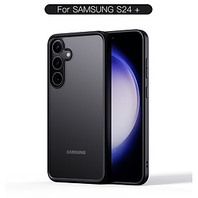 Ốp lưng nhám chống sốc cho Samsung Galaxy S24 Ultra , S24 Plus hiệu Likgus Fosted Transparent chống bẩn và vân tay - Hàng nhập khẩu
