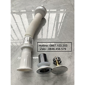 Mua Xi Phông Xả Lavabo  Kín Ruột Gà Chống Hôi Cao Cấp