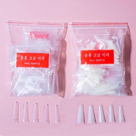 Móng nối Hàn Quốc form thang túi 500 chiếc đủ size