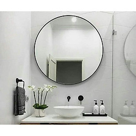Mua Gương tròn trang điểm viền đen