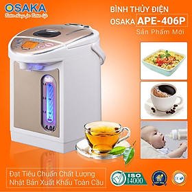 Hình ảnh BÌNH THỦY ĐIỆN OSAKA APE-406P 4.0 LÍT - HÀNG CHÍNH HÃNG