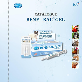 MEN VI SINH DẠNG GEL - BENE-BAC GEL BỔ SUNG LỢI KHUẨN&TĂNG CƯỜNG MIỄN DỊCH CHO CHÓ MÈO