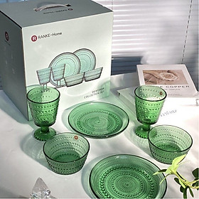 Mua Bộ Cốc Bát Đĩa Thuỷ Tinh Pha Lê Ranke Home EU Hàng Châu Âu