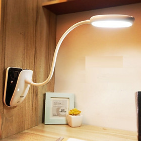 Đèn bàn chống cận thương hiệu Smiling Shark không dây, sạc USB, thân đèn linh hoạt 360 độ, có thể kẹp vào bàn hay giá sách, bảo vệ mắt khi học bài, đọc sách, làm việc máy tính kéo dài - hàng chính hãng