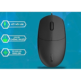 Chuột có dây N100 - Đen - Hàng Nhập Khẩu
