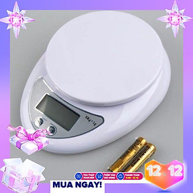 Cân Tiểu Ly 5 Kg Electronic Kitchen Scale - Cân Thực Phẩm Gia Vị Nhà Bếp Tiện Dụng AT0230