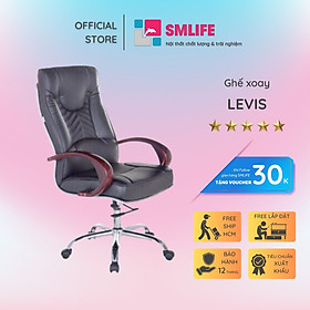 Mua Ghế xoay văn phòng lưng cao bọc da SMLIFE Levis