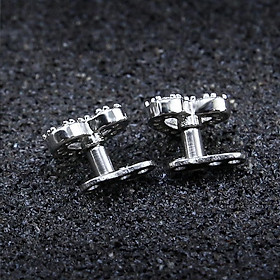 8-10pack 2pcs Dermal Anchor Tops and Base Titanium Steel Piercing Jewelry Heart