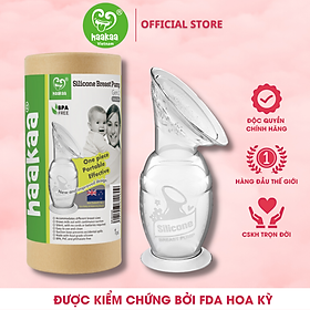 Cốc hứng sữa Gen.2 Haakaa. Chất liệu silicone cao cấp, mềm mại. Không chứa BPA, PVC và phthalate. Dung tích 100nl và 150ml